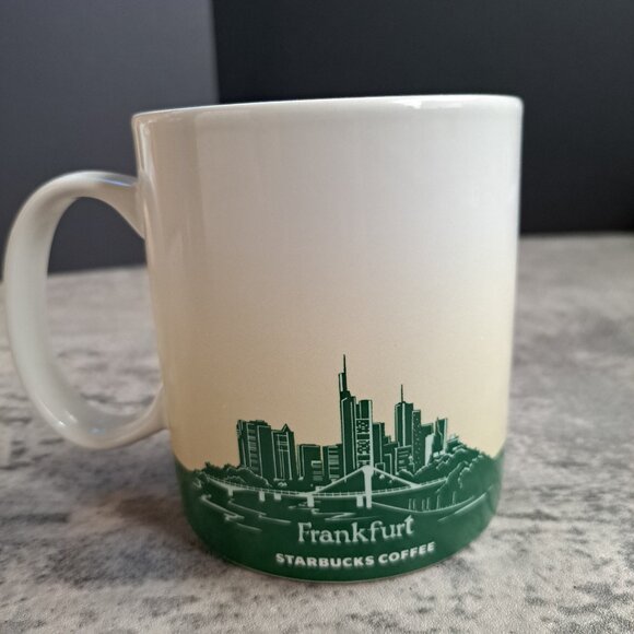 Rare Starbucks Coffee Mug Cup Global Icon  Series, Frankfurt, 16 oz - Picture 2 of 9